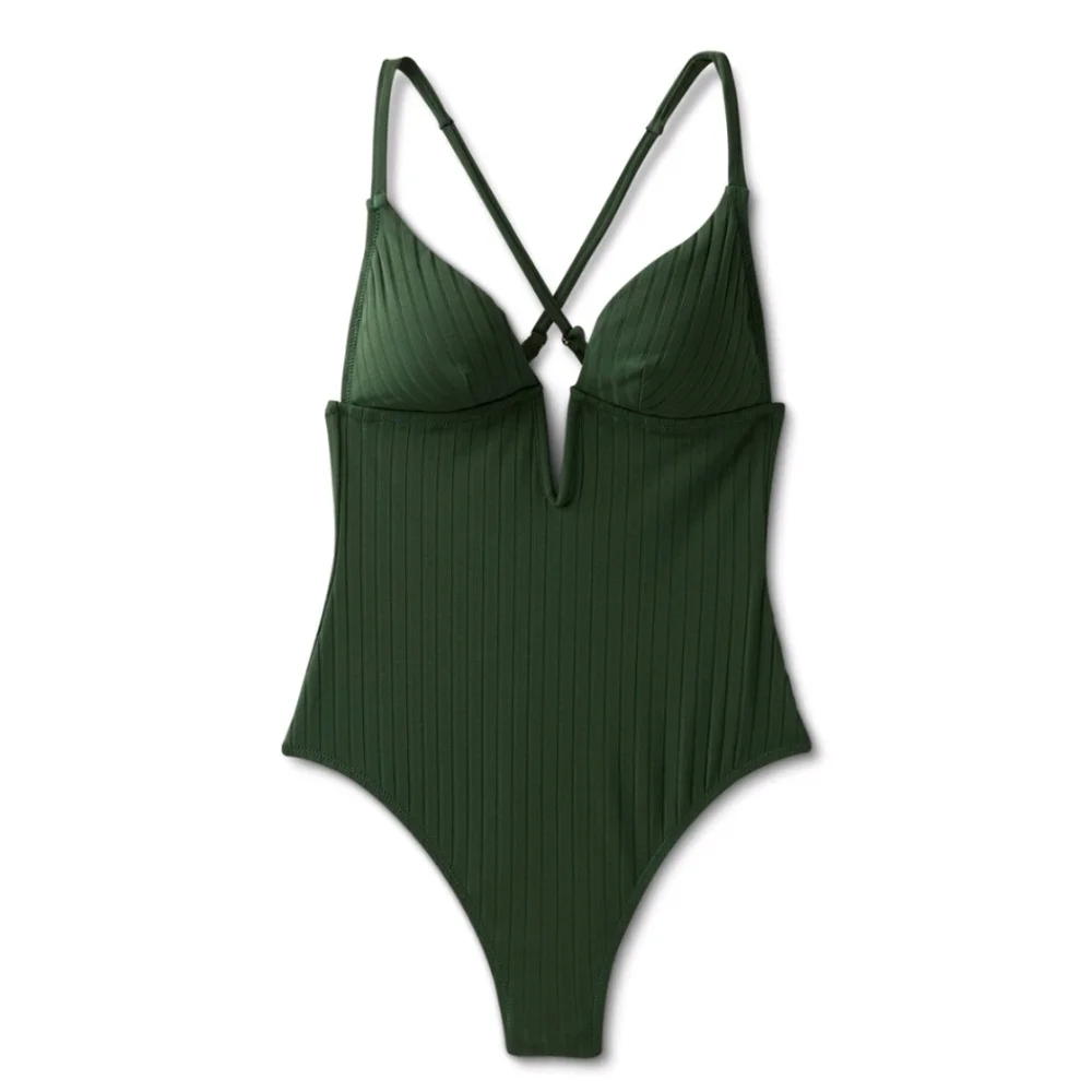 💚 Shade & Shore Ribbed One Piece size XL